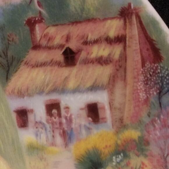 Vintage Limoges Collector Plate Tom Thumb-Le Petit Poucet Perrault Quellier - Picture 9 of 14